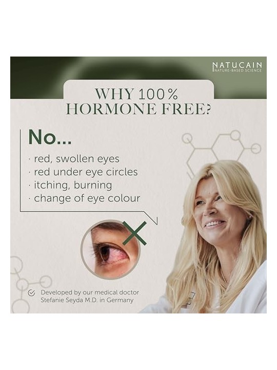 Natucain Lash Serum Siero attivo per la crescita delle ciglia donna 4ml