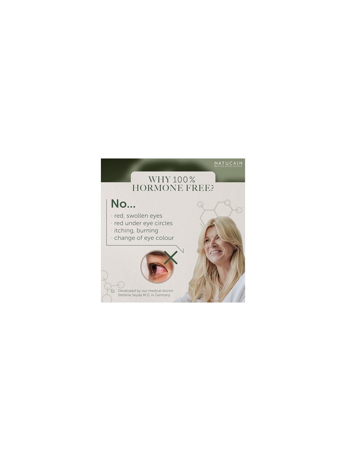 Natucain Lash Serum Siero attivo per la crescita delle ciglia donna 4ml