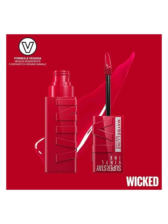 Maybelline Rossetto Superstay Inchiostro Vinile 42 ml donna  50 Wicked