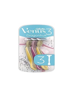 Lame depilatorie Gillette VENUS3 DRAGONFRUIT 3 pz donna