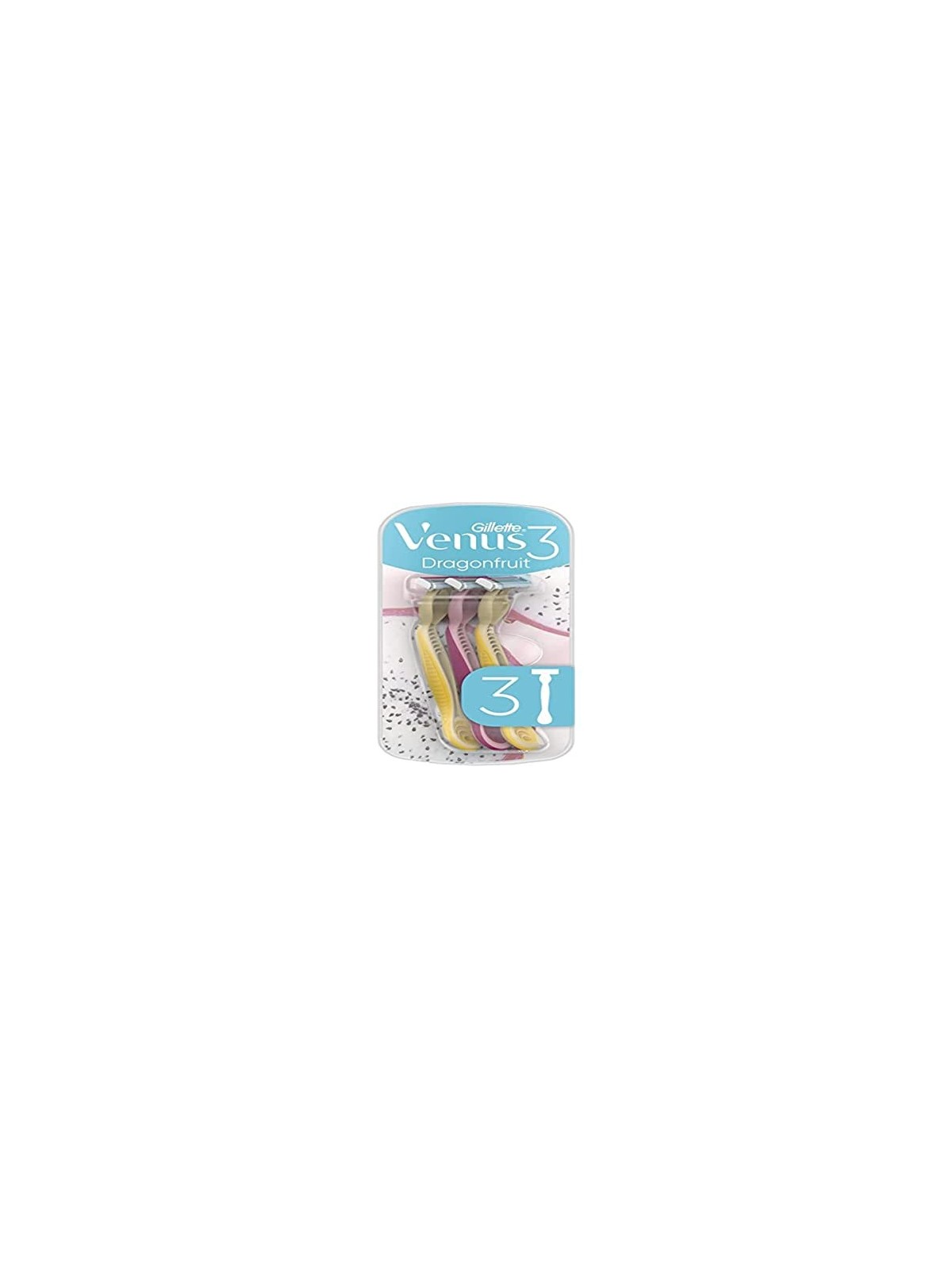 Lame depilatorie Gillette VENUS3 DRAGONFRUIT 3 pz donna