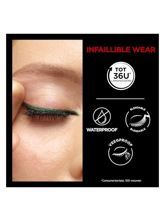 LOrï¿½ï¿½al Eyeliner automatico in gel Infallible Grip 36H 12 g donna 005 Blue Jersey