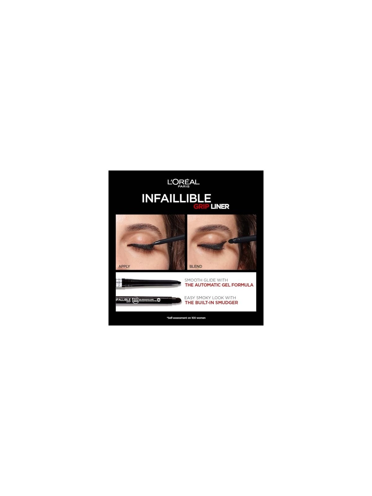 Eyeliner L'Orï¿½ï¿½al Infallible Grip 36H Taupe Grey