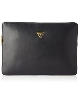 Borsa Guess Scala da Donna in Ecopelle Sintetica con Compartimento per Laptop Nero