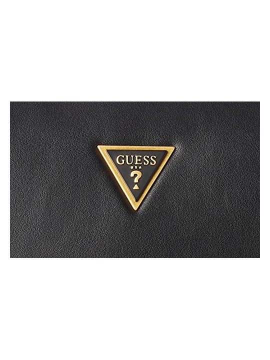 Borsa Guess Scala da Donna in Ecopelle Sintetica con Compartimento per Laptop Nero