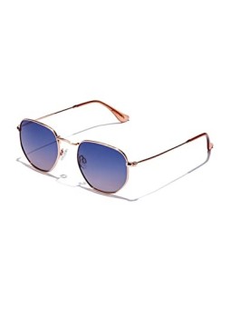 Hawkers SIXGON DRIVE polarized rose gold blue sunglasses