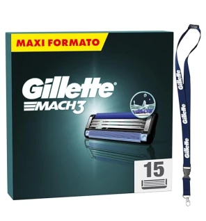 Testine di Ricambio Gillette Mach3 Uomo 16 unitï¿½ï¿½