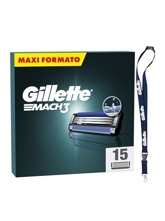 Testine di Ricambio Gillette Mach3 Uomo 16 unitï¿½ï¿½