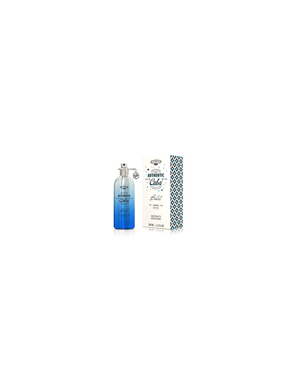 Eau de Toilette Cuba Authentic Bold Uomo 100ml