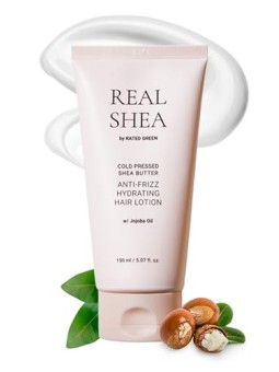 Rated Green REAL SHEA moisturizing anti-frizz lotion 150ml women
