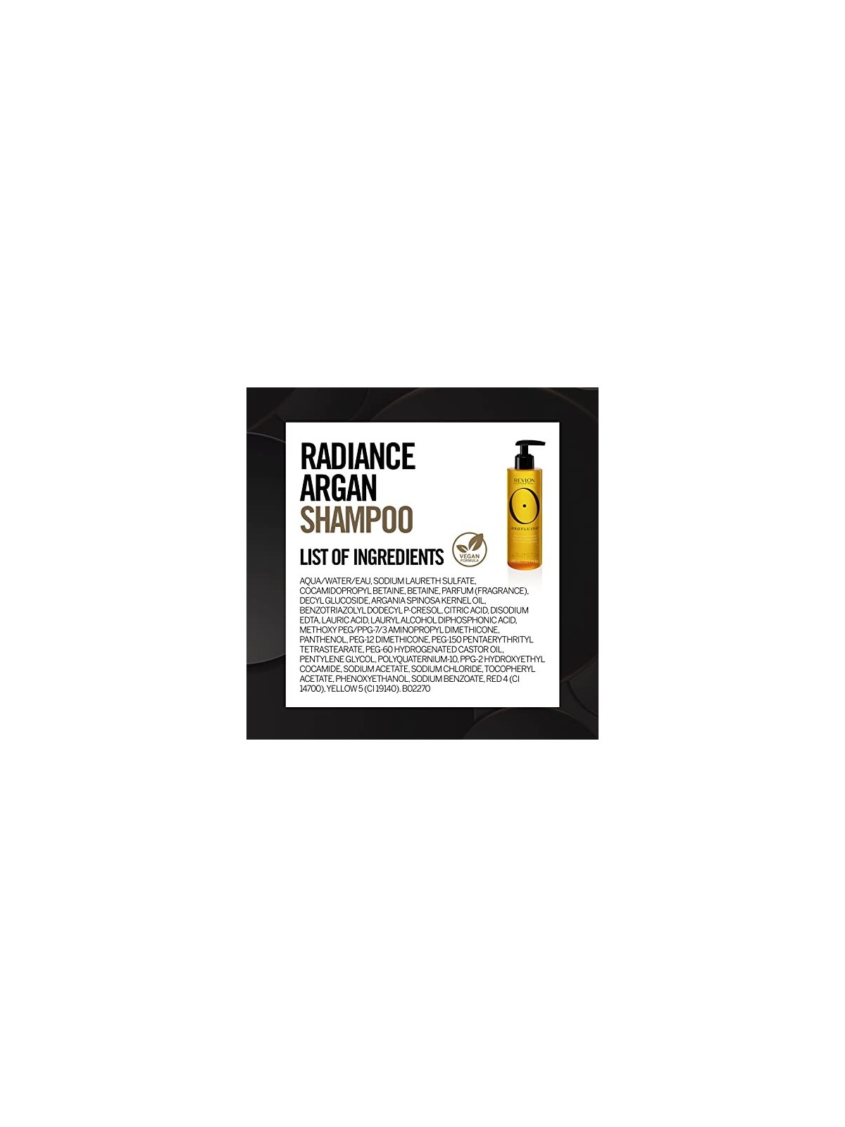 Shampoo Radiante Orofluido all'Argan 240ml