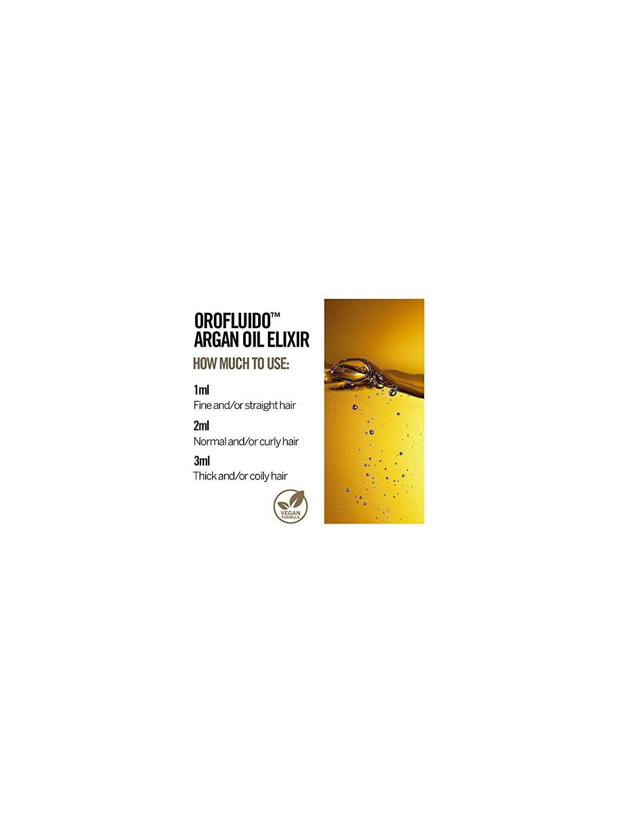 Revlon Professional Cura dei capelli con olio di argan Orofluido Elixir - Volume: 100ml donna Revlon Professional www.essenzetot