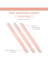 Real Techniques Prep Face  Brow Razors  Rasoi per Sopracciglia e Viso Donna 1 Pezzo
