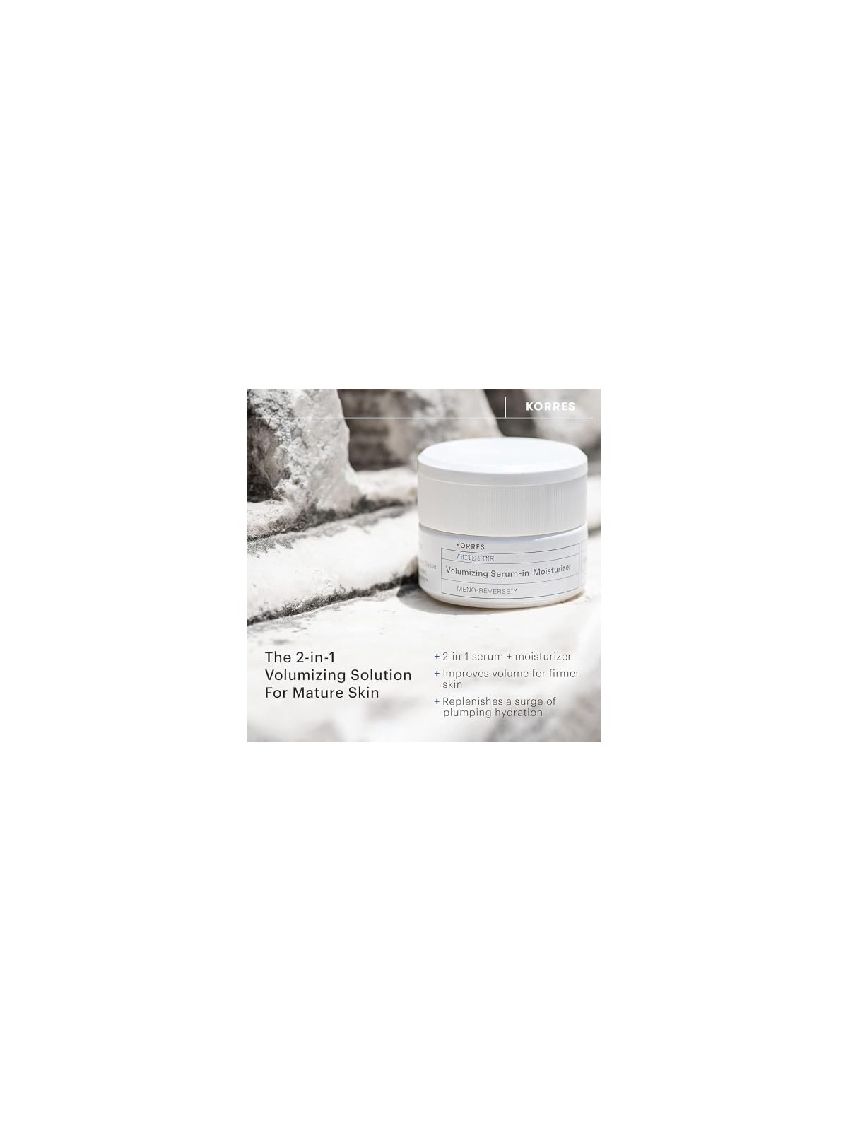 Korres White Pine Volumizing Serum-in-Moisturizer for Mature Skin 40ml