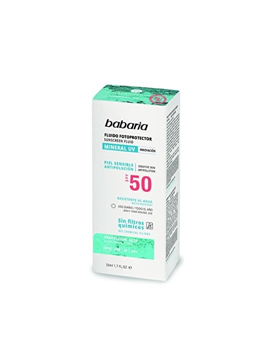 Fluido solare viso SPF50 50ml Babaria