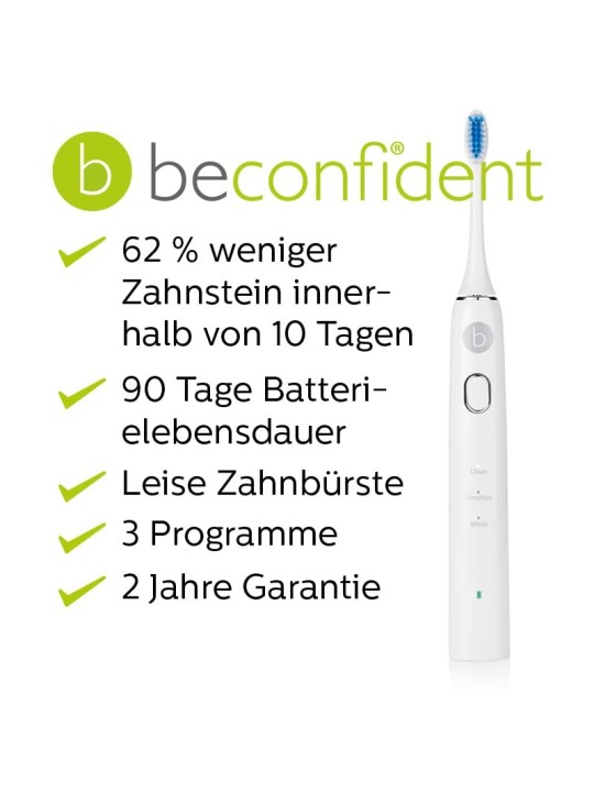 Beconfident SONIC SILVER spazzolino elettrico sbiancante biancoargento 1 pz. Unisex