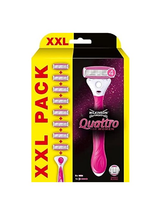 Wilkinson Quatro for Woman Razor  7 Cartridges