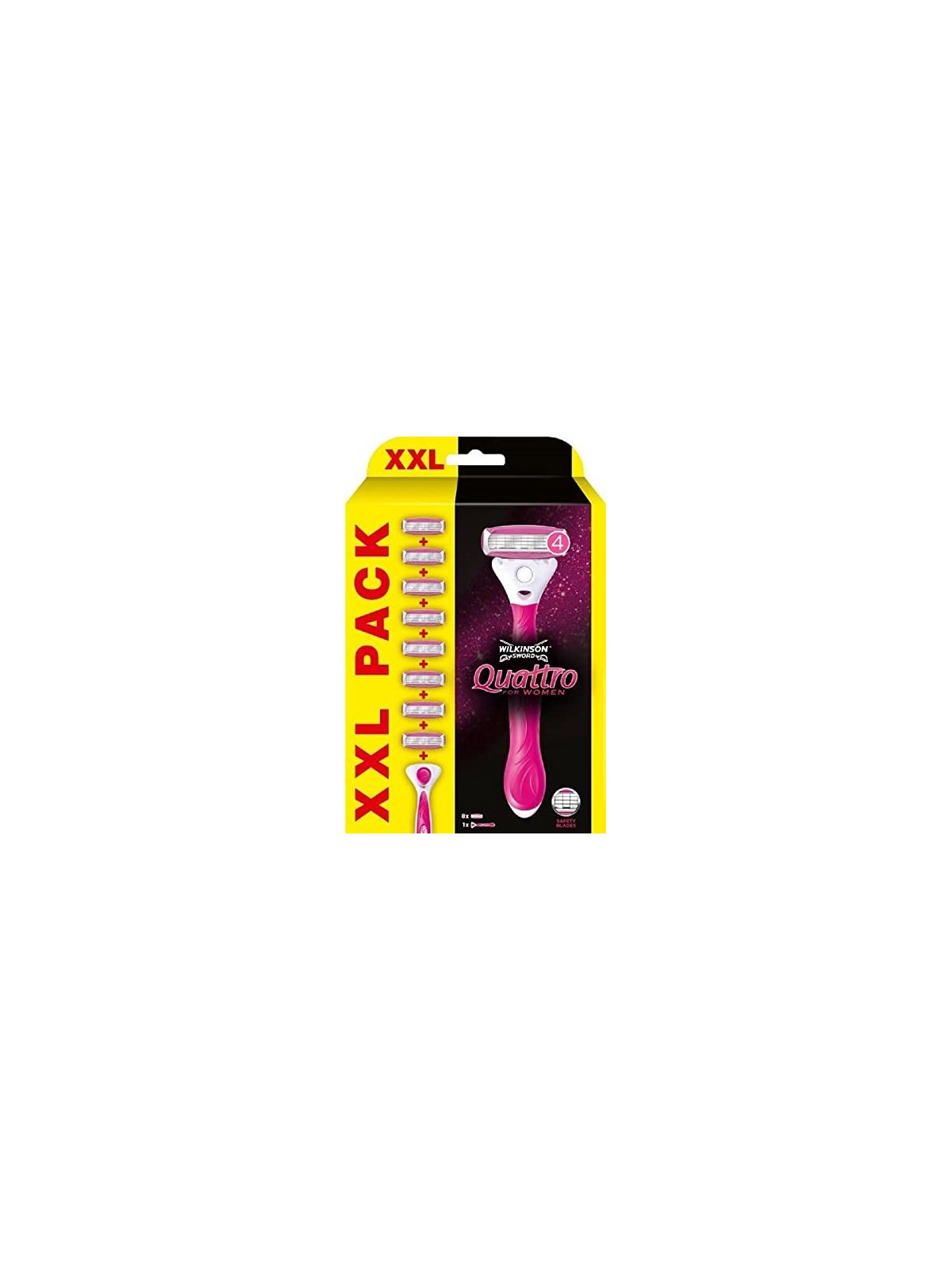 Wilkinson Quatro for Woman Razor  7 Cartridges