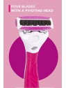 Wilkinson Quatro for Woman Razor  7 Cartridges