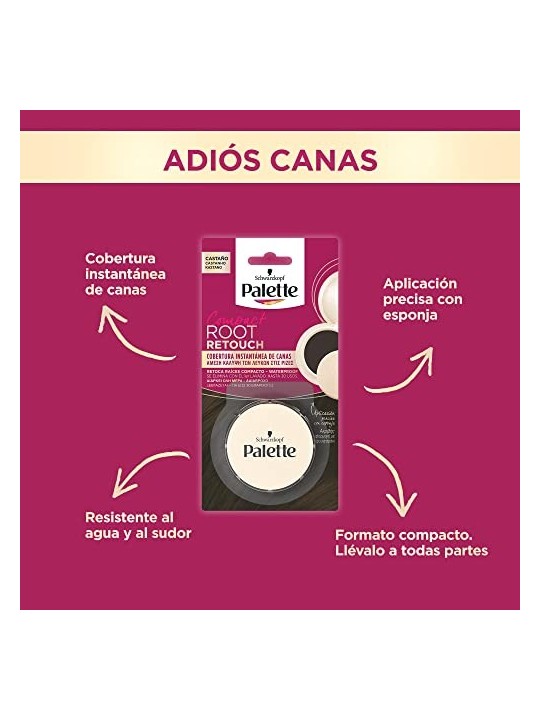 Palette COMPATTO RITOCCO RADICI ritocca radici castane 3 gr unisex