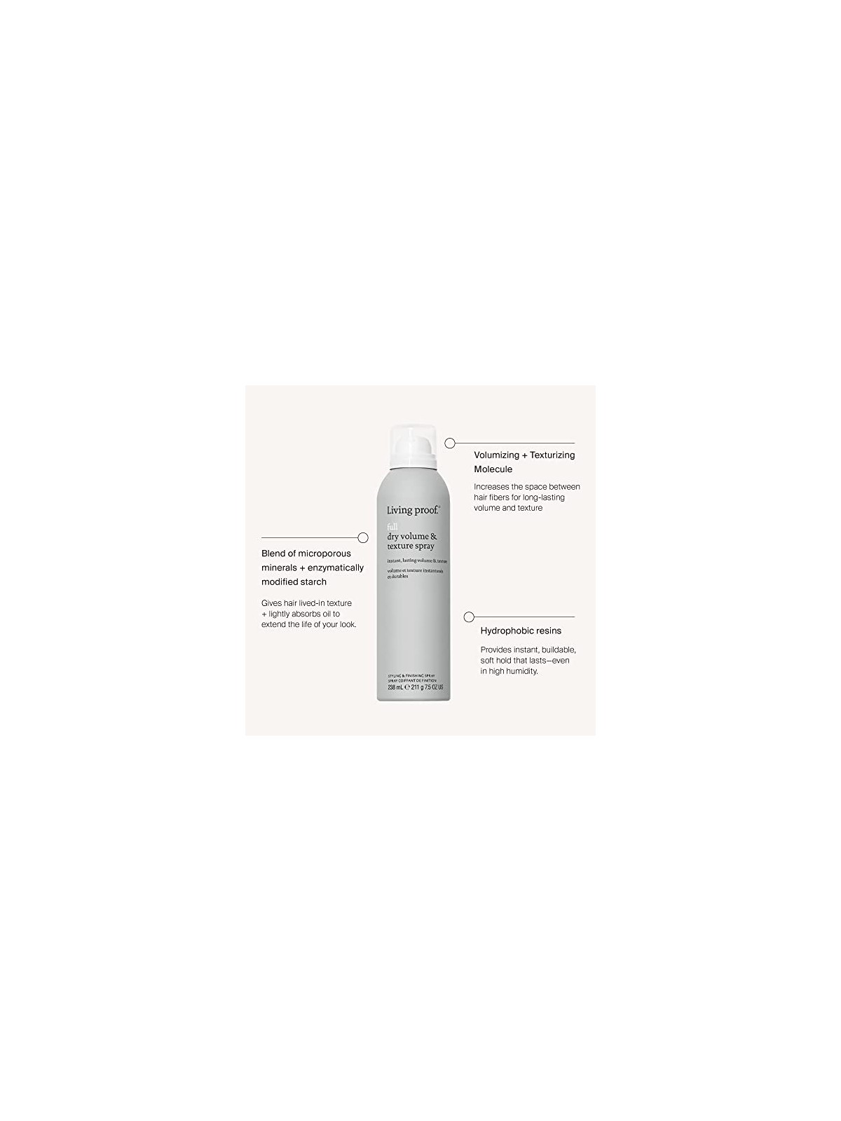 Living Proof FULL Spray per Volume e Texture Asciutta 238ml Unisex