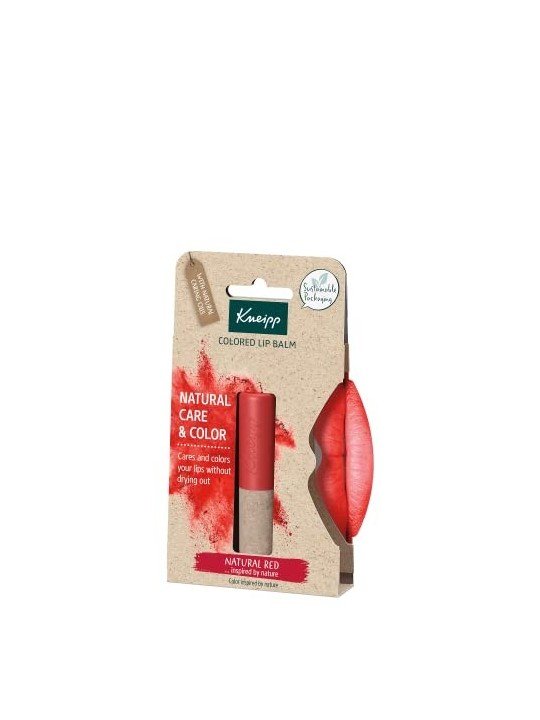 Kneipp Balsamo labbra colorato naturale Rosso