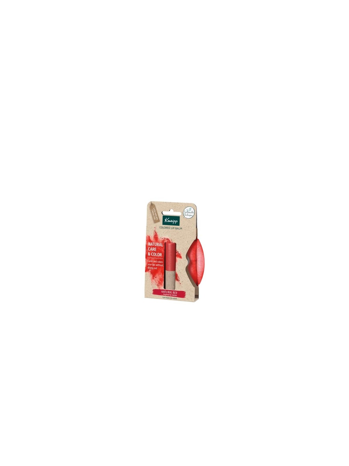Kneipp Balsamo labbra colorato naturale Rosso
