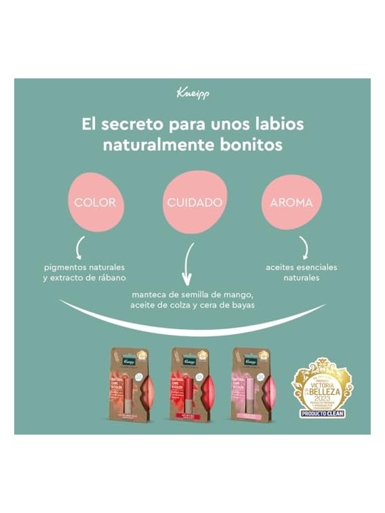 Kneipp Balsamo labbra colorato naturale Rosso