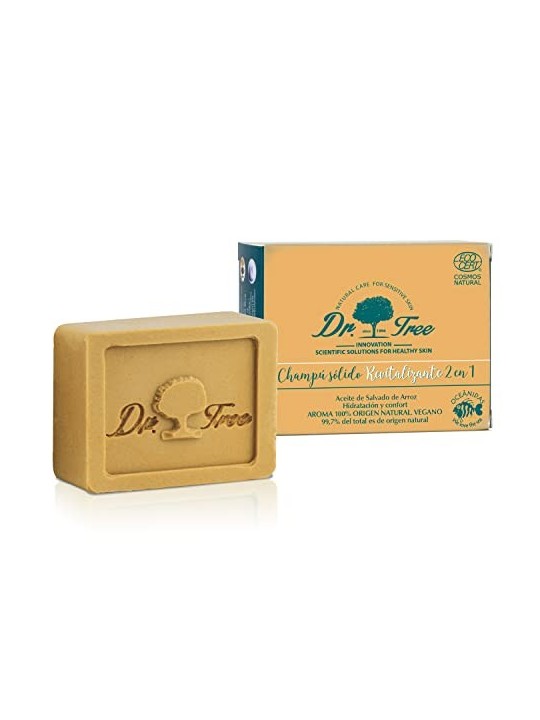 DR TREE SHAMPOO SOLIDO rivitalizzante 2 in 1 75 gr unisex