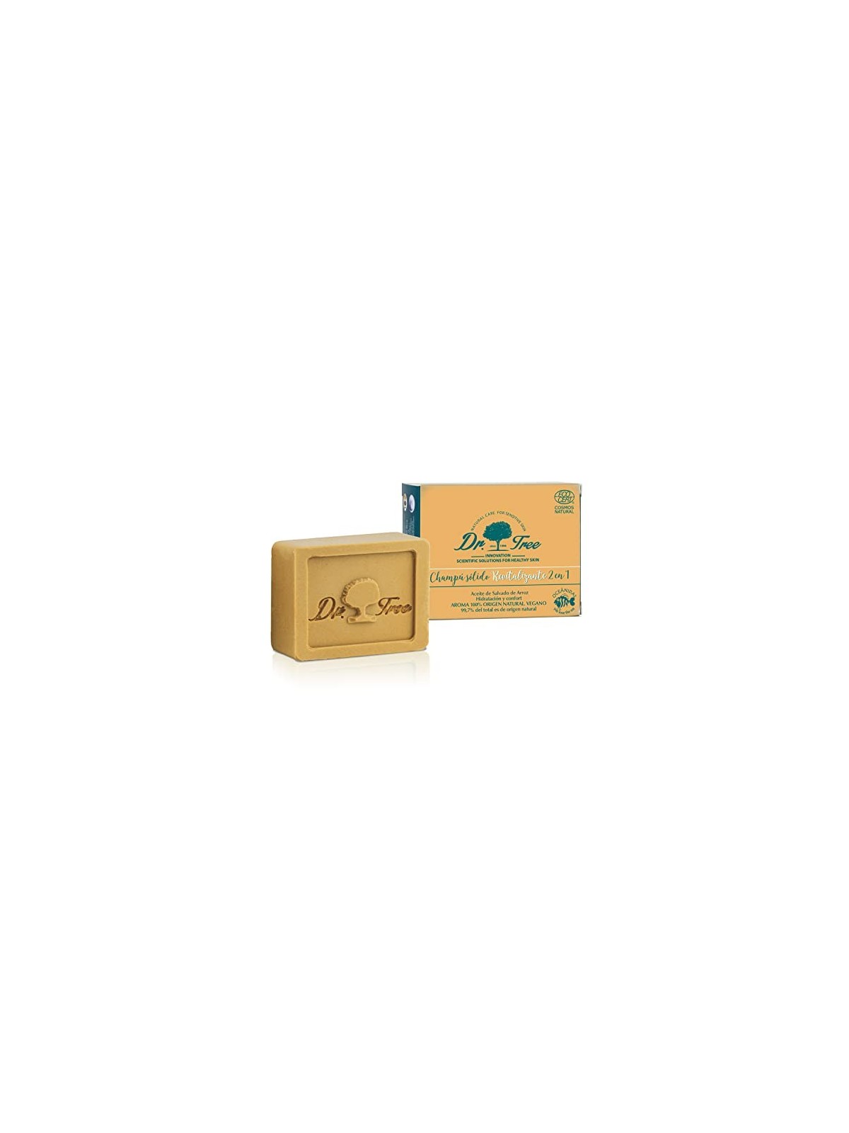 DR TREE SHAMPOO SOLIDO rivitalizzante 2 in 1 75 gr unisex