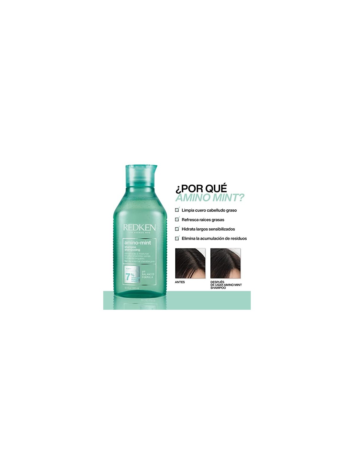Redken Shampoo AMINO MINT 1000ml unisex Redken www.essenzetotalstyle.com 