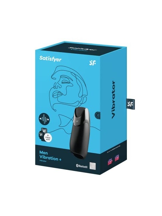 SATISFYER Men Vibration Nero Nero 1un Uomo
