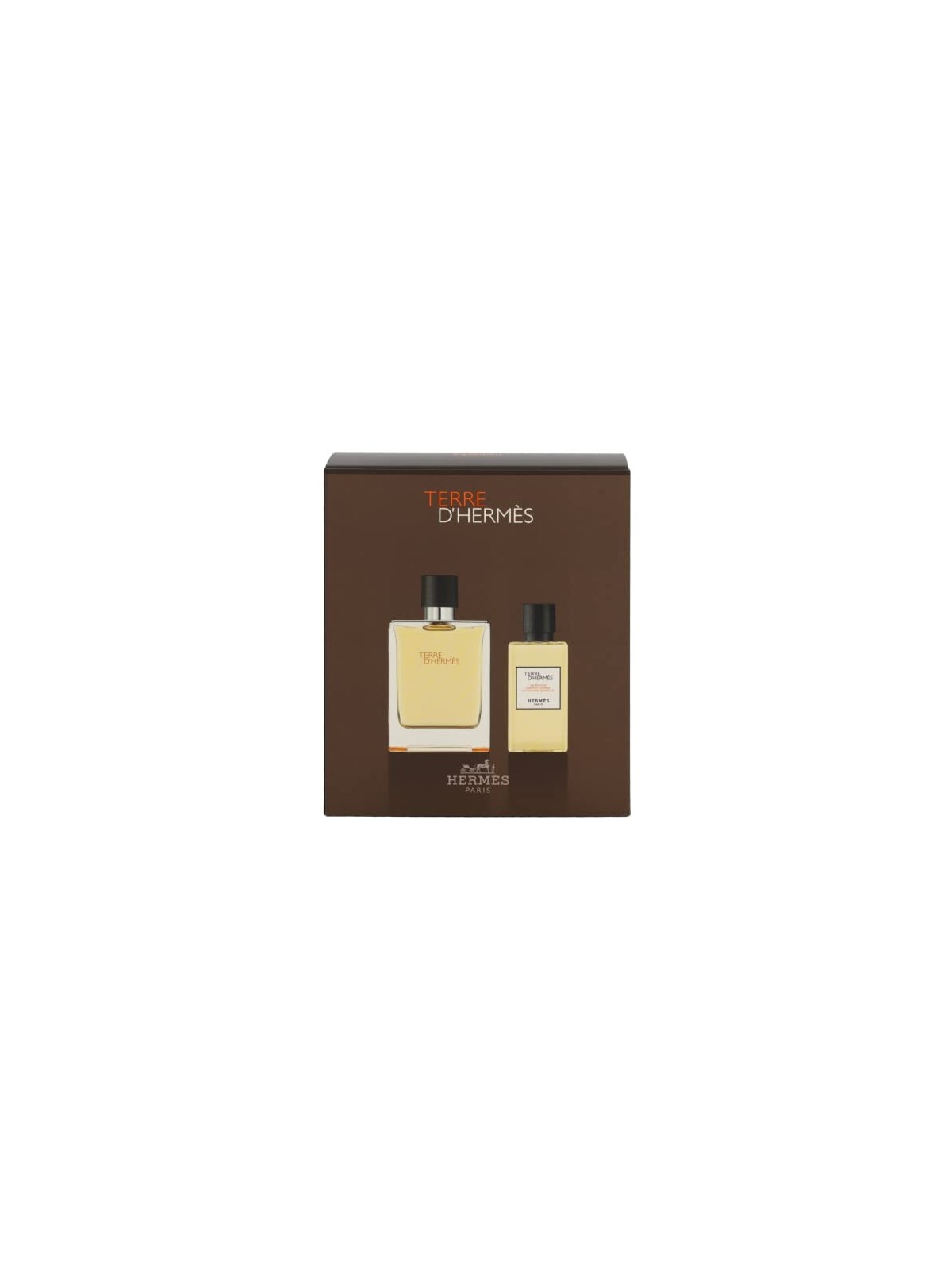 Hermes Terre D'Hermes Giftset uomo 180ml eau de toilette Spray 100ml-Hair & Body Shower Gel 80ml