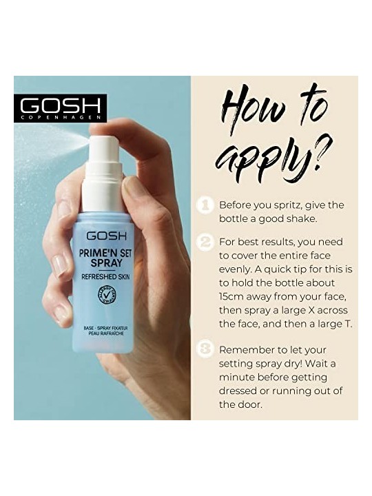 Gosh Prime N Set Spray donna 50ml