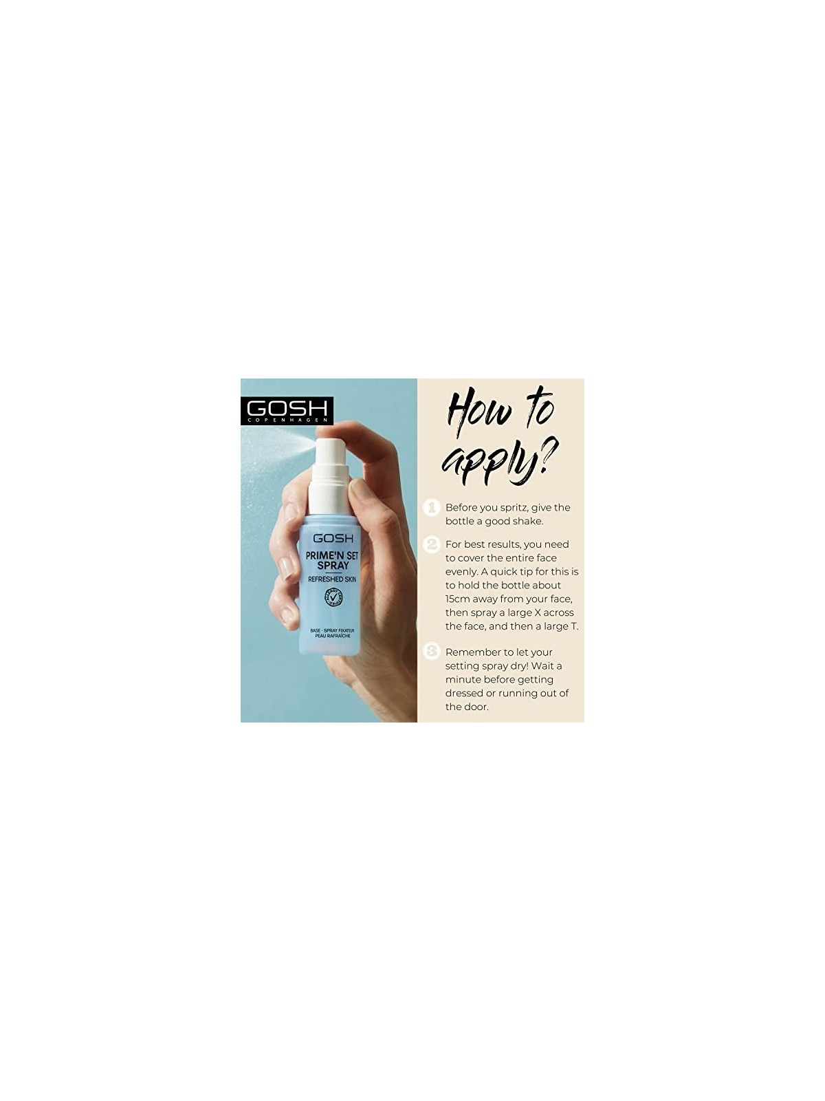 Gosh Prime N Set Spray donna 50ml