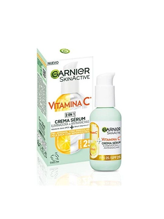 Crema serum SPF25 donna Garnier SKINACTIVE VITAMINA C 50ml