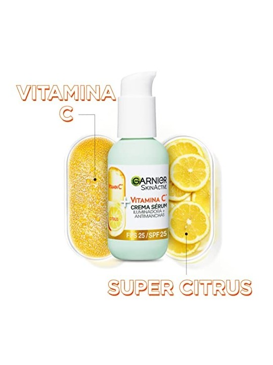 Crema serum SPF25 donna Garnier SKINACTIVE VITAMINA C 50ml