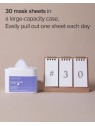 Maschera vitale ai peptidi di collagene 30 pz donna