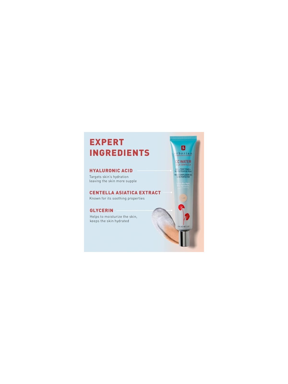 Erborian CC Water Fresh Gel Caramel 40ml