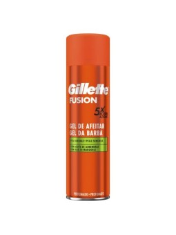 Gillette FUSION Gel da Barba per Pelle Sensibile 200ml Uomo