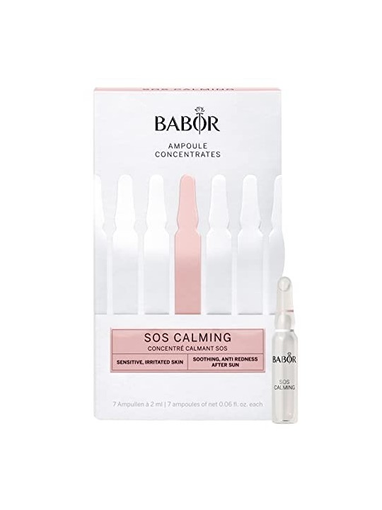 Fiale viso Babor SOS Calming Ampoule Concentrates donna 14ml 7x2ml-Sensitive & Irritated Skin