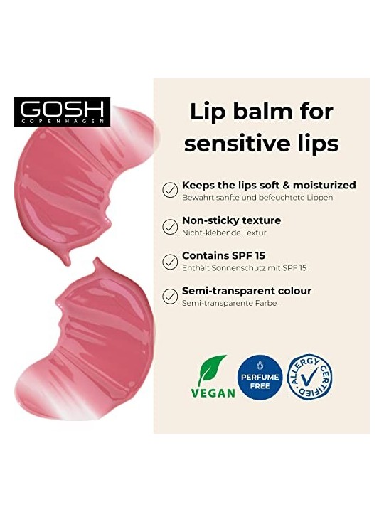 Gosh Softn Tinted Lip Balm 004Vintage Rose 8ml unisex