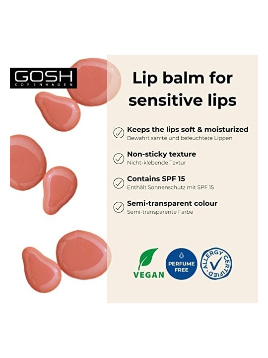 Gosh Softn Tinted Lip Balm 002-Nougat 8ml unisex