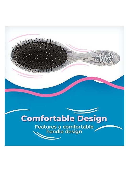 Wet Brush Districante marmo metallizzato argento donna
