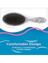 Wet Brush Districante marmo metallizzato argento donna