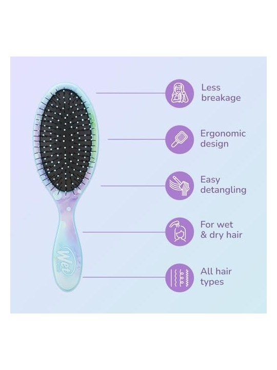 Wet Brush Districante originale Colorwash Splatter donna