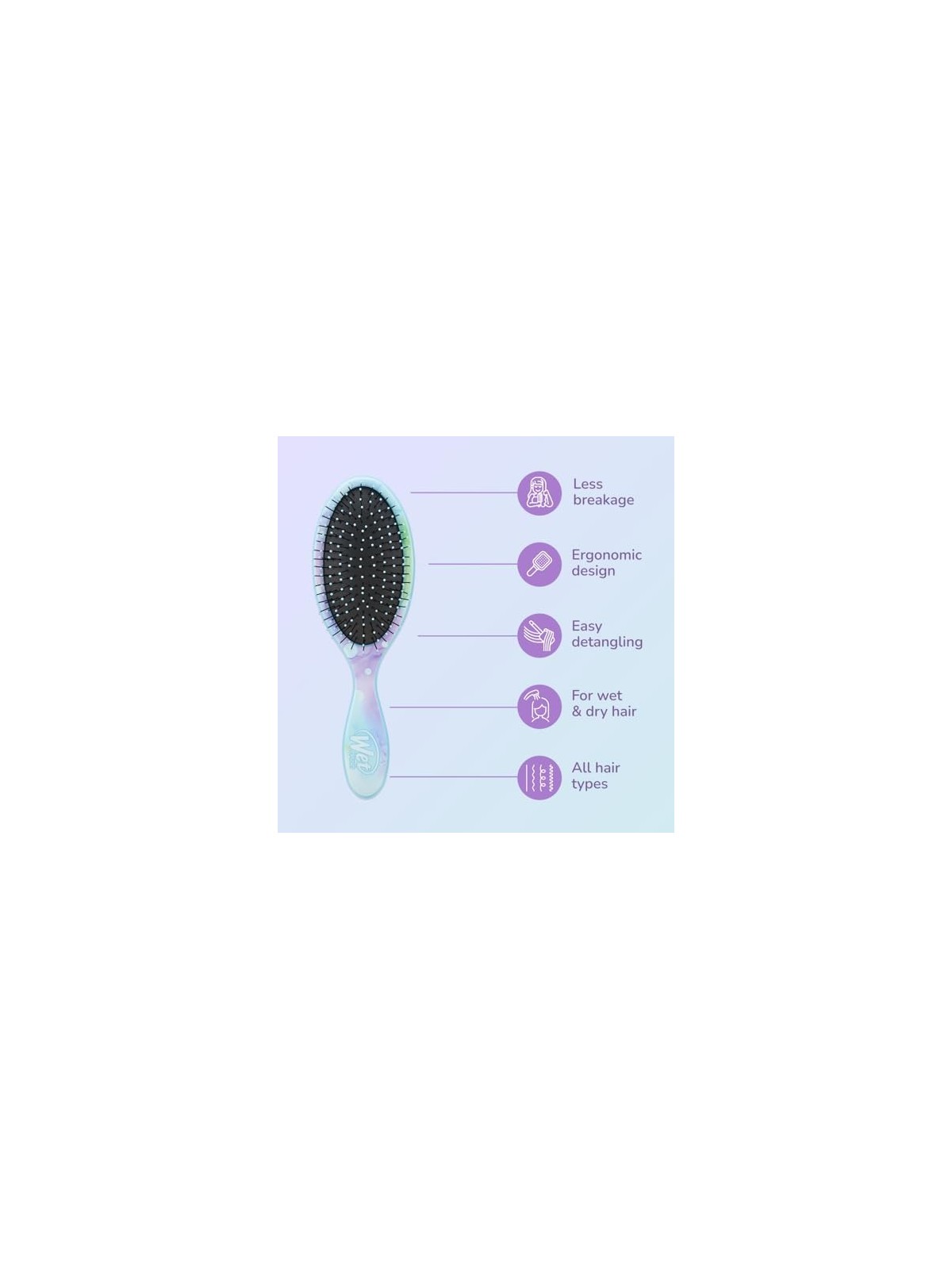 Wet Brush Districante originale Colorwash Splatter donna