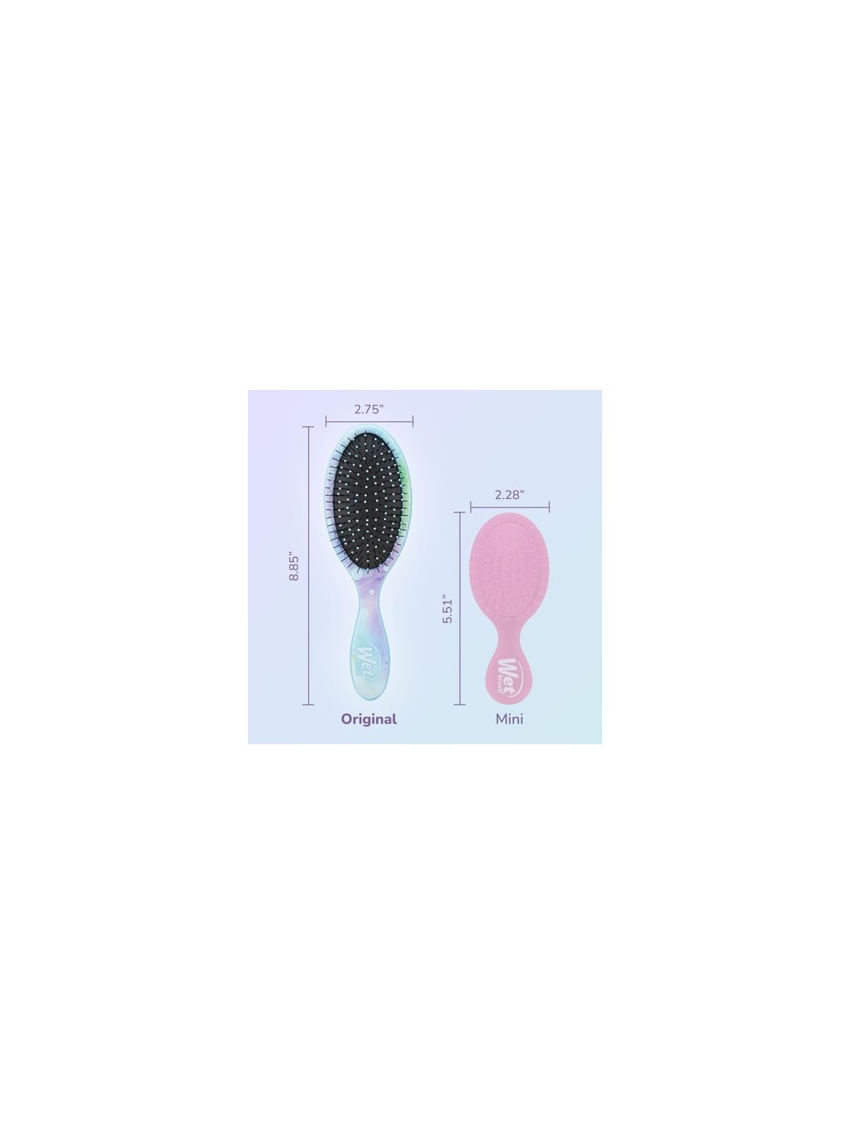 Wet Brush Districante originale Colorwash Splatter donna