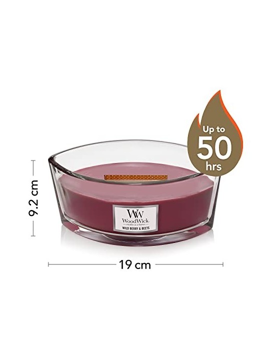 WoodWick Candela Profumata Unisex Bacche Selvatiche e Barbabietole 4536g