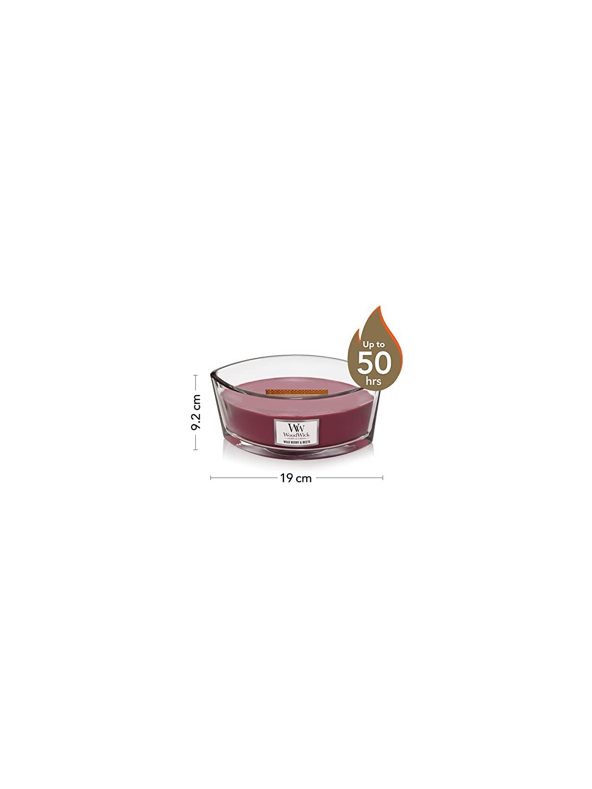 WoodWick Candela Profumata Unisex Bacche Selvatiche e Barbabietole 4536g